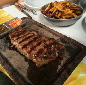 bife de chorizo no la dorica.