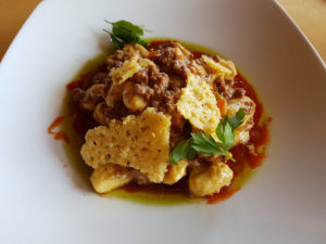 Gnocchi do restaurante Mythos