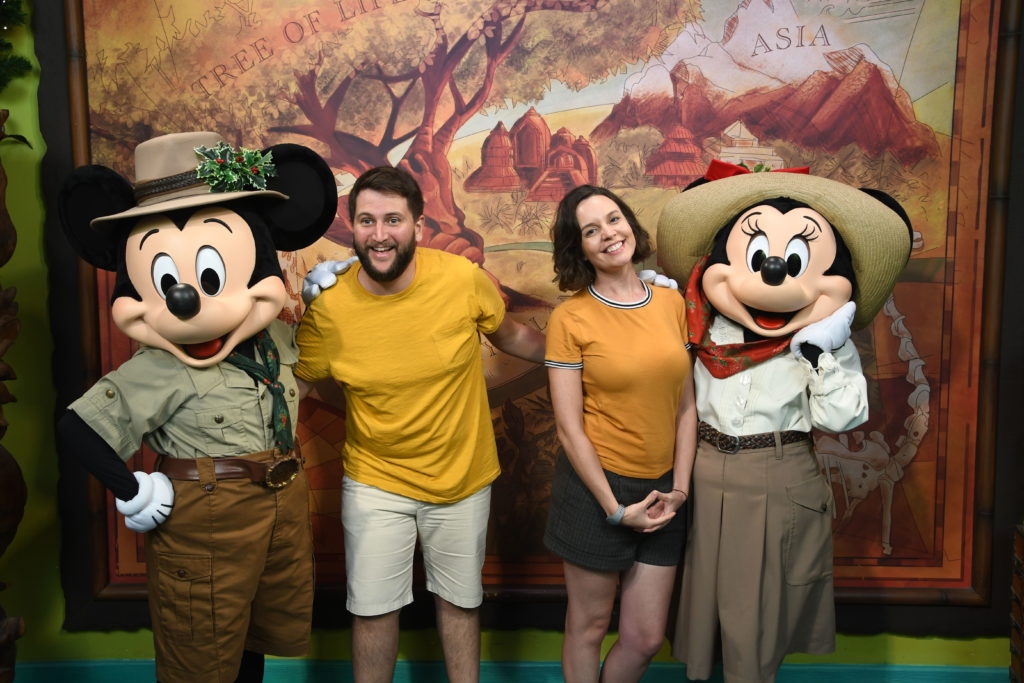 Fotos com Mickey e Minnie Safari no Animal Kingdom