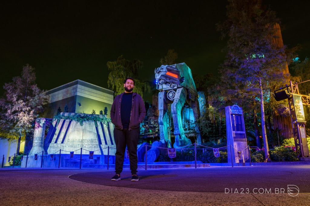 Star Tours de noite no Hollywood Studios