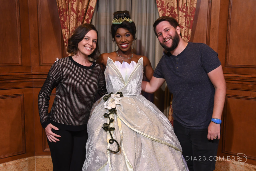 Foto Personagem Tiana Magic Kingdom Memory Maker