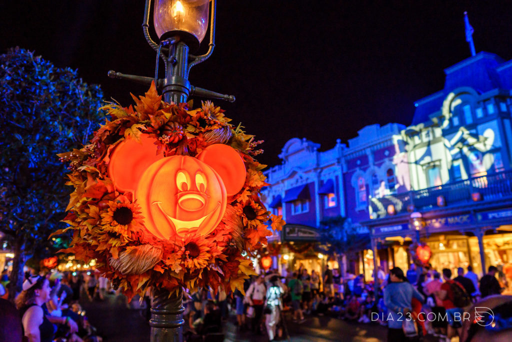 Main Street Halloween Magic Kingdom