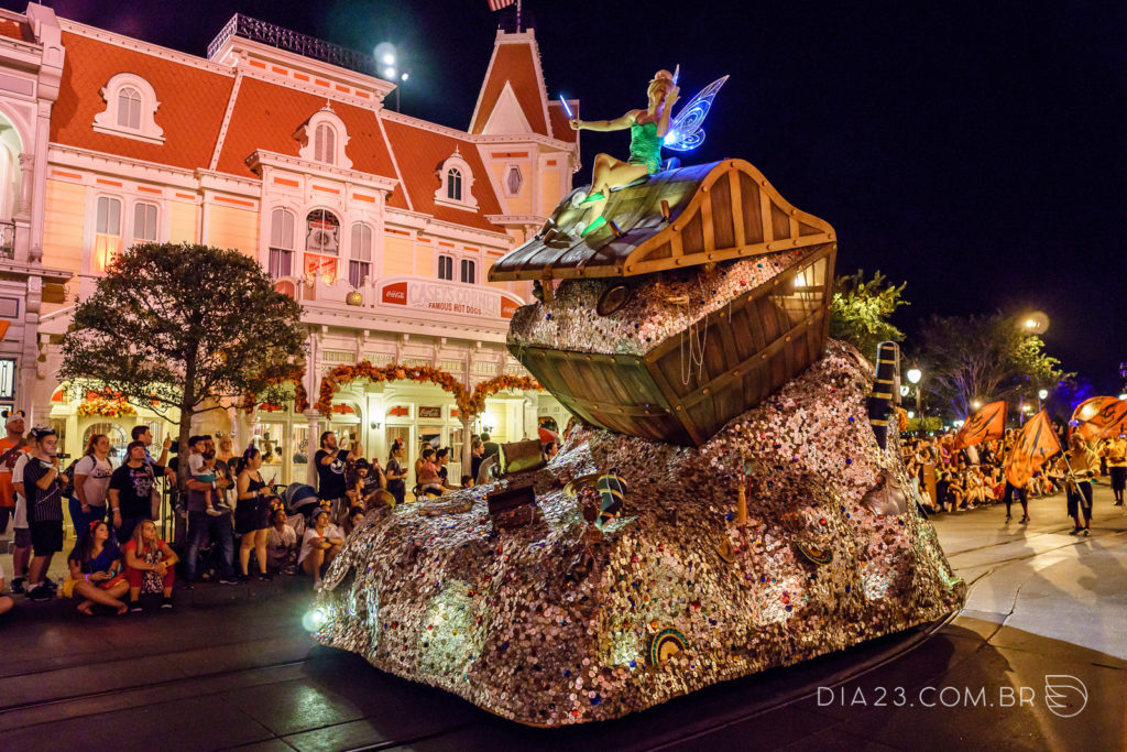 Parada Boo To You Sininho Halloween Magic Kingdom