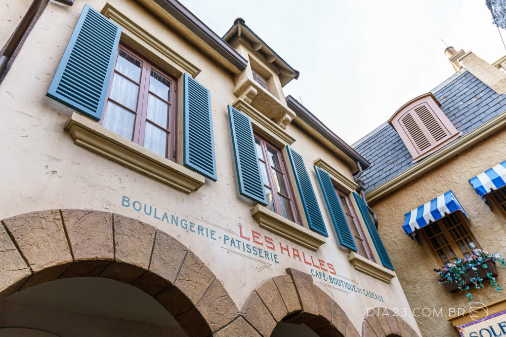 les halles boulangerie pavilhão frança epcot