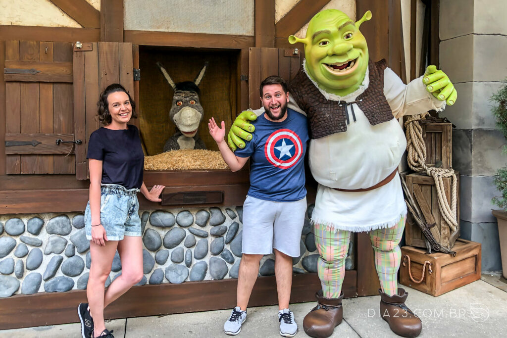 foto personagem shrek universal studios